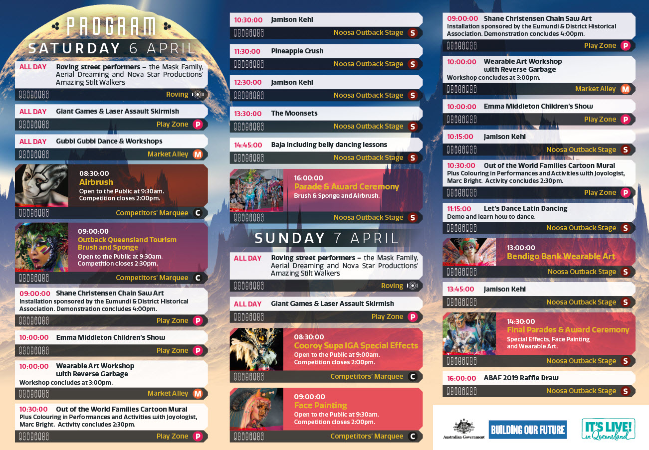 Australian Body Art Festival Program